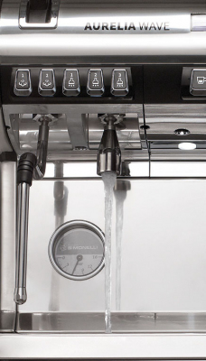Кофемашина рожковая автоматическая NUOVA SIMONELLI AURELIA WAVE T3 3GR 220V WHITE+HIGH GROUPS+AUTOPURGE+CUP WARMER